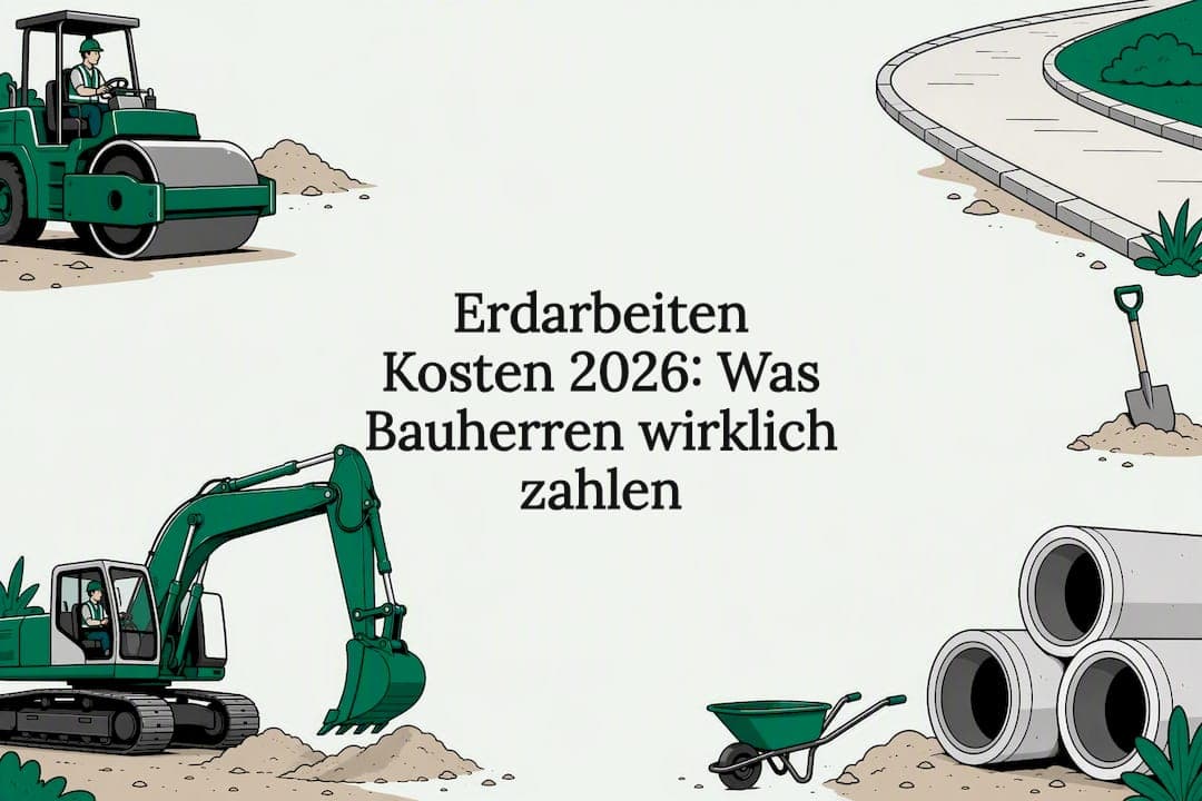 Erdarbeiten Kosten 2026: Was Bauherren wirklich zahlen