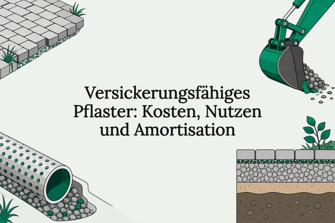 Versickerungsfähiges Pflaster: Kosten, Nutzen und Amortisation