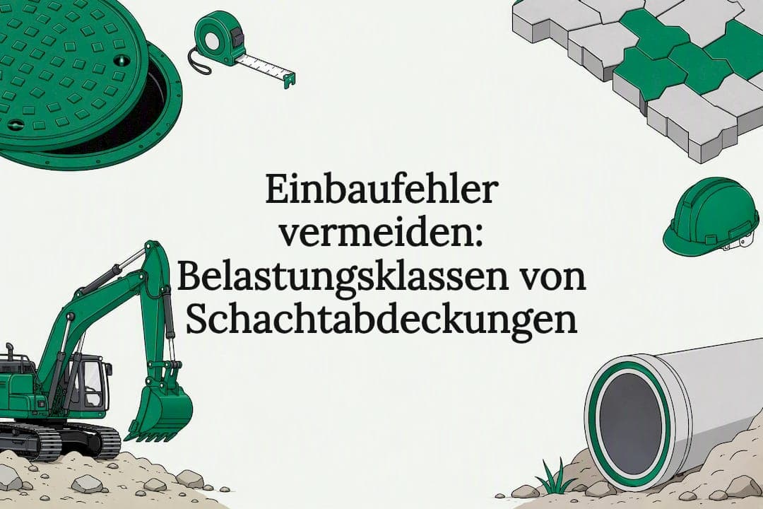 Einbaufehler vermeiden: Belastungsklassen von Schachtabdeckungen
